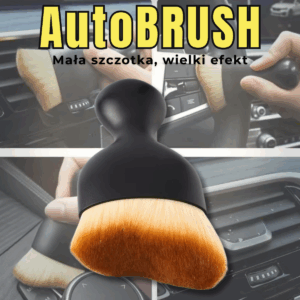 AutoBRUSH – szczotka do czyszczenia wnętrza samochodu, kratki nawiewu i deski rozdzielczej