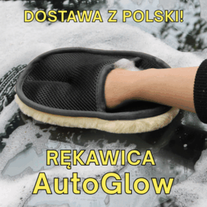 AutoGLOW - zestaw rękawic do mycia i polerowania samochodu - Rękawica AutoGLOW 1 szt.